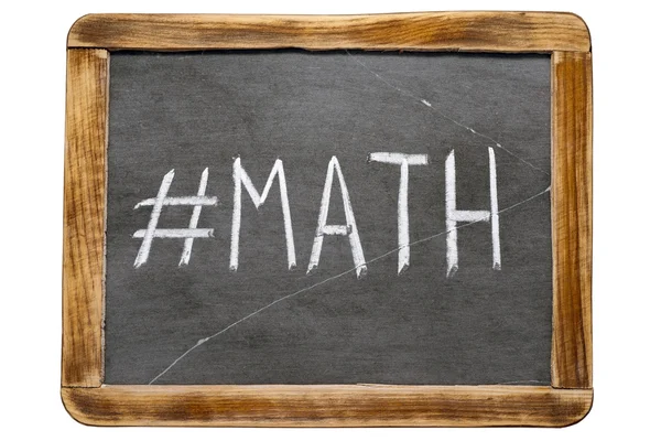 Math hashtag fr — Stockfoto