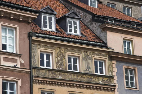 Oude stad van Warschau — Stockfoto