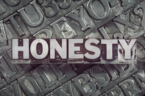 Honestidade conheceu mistura — Fotografia de Stock