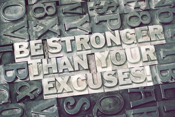 Be stronger met — Stock Photo, Image