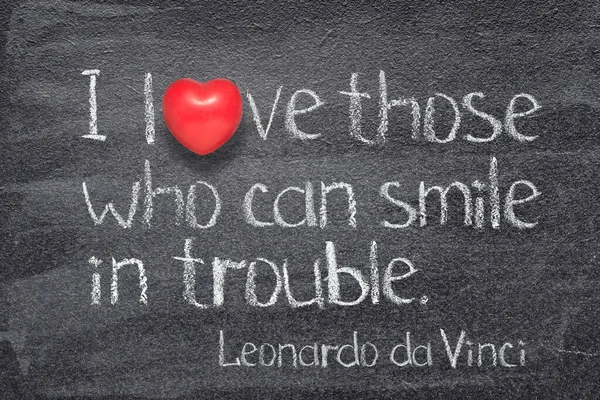 Люблю Тих Хто Посміхається Біді Стародавній Італійський Художник Леонардо Вінчі — стокове фото