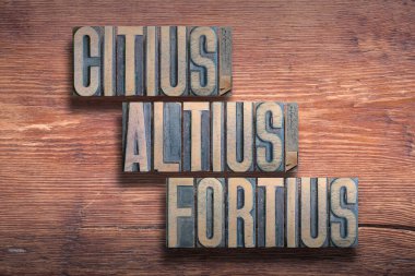 Citius, altius, fortius antik Latince 'de 