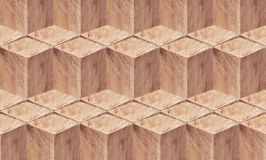 composite background made from many similar wooden blocks 