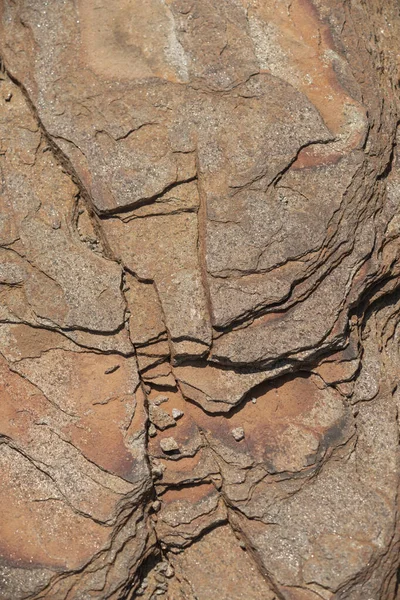 Поверхня Тріщини Скелі Африканській Пустелі — стокове фото