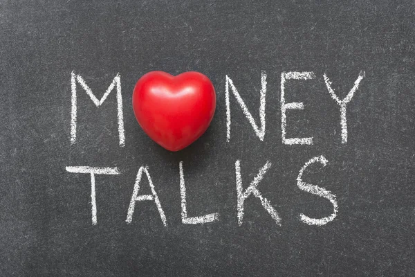 Money talks — Stock Photo, Image