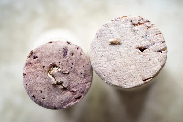 Two wine corks — Stock Photo, Image