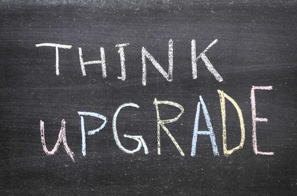 Think upgrade — Stock Photo, Image