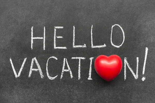 Hello vacation — Stock Photo, Image