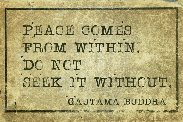 Béke Buddha — Stock Fotó