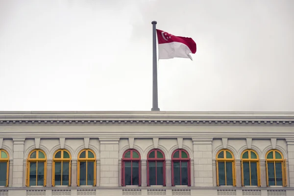 Singapore vlag — Stockfoto