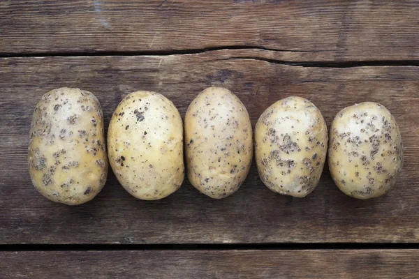 Five potatoes — Stock Photo, Image