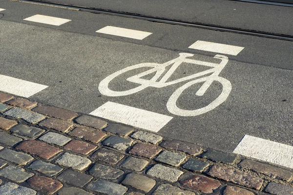 Estrada de bicicleta — Fotografia de Stock