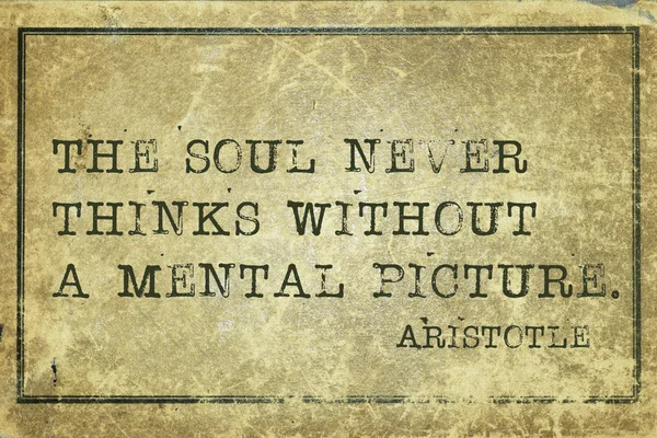Soul pic Aristotle — Stock Photo, Image