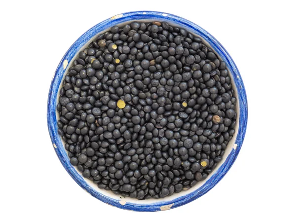 Beluga lentils — Stock Photo, Image