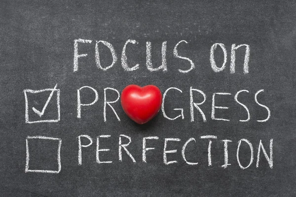 Focus on progress — Stok fotoğraf
