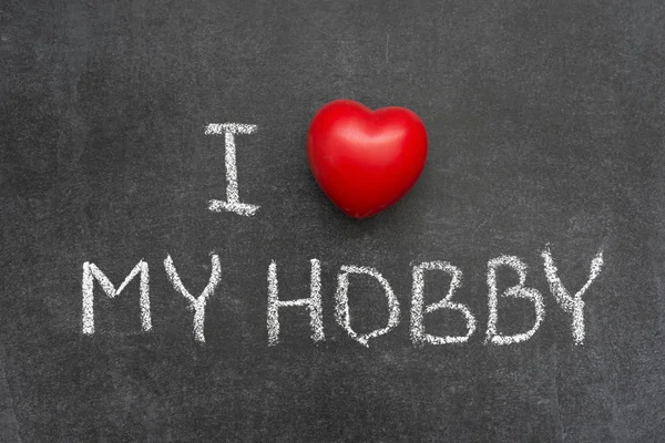 Liebe mein hobby — Stockfoto