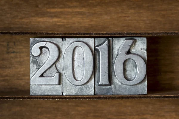 Year of 2016 — Stock Photo, Image