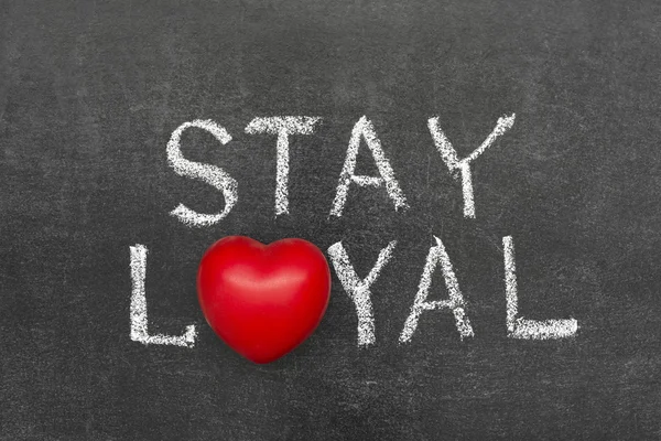 Stay loyal — Stock Photo, Image