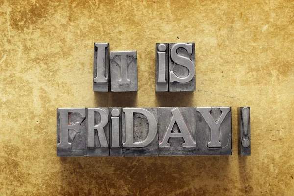 It is Friday excl — Stock Photo, Image