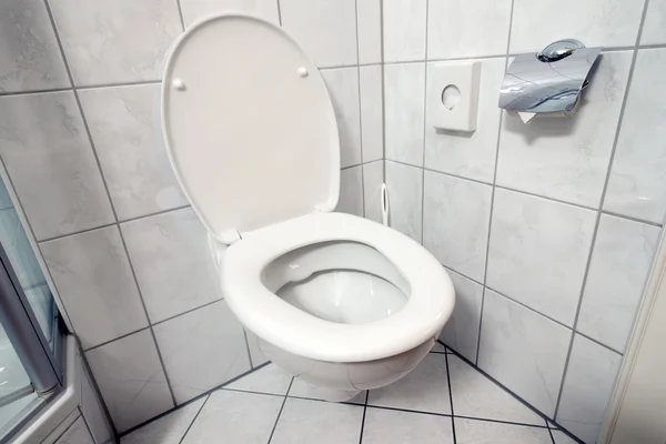 Туалетна кімната білий — стокове фото