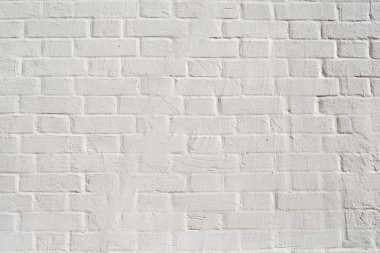 Beyaz tuğla duvar