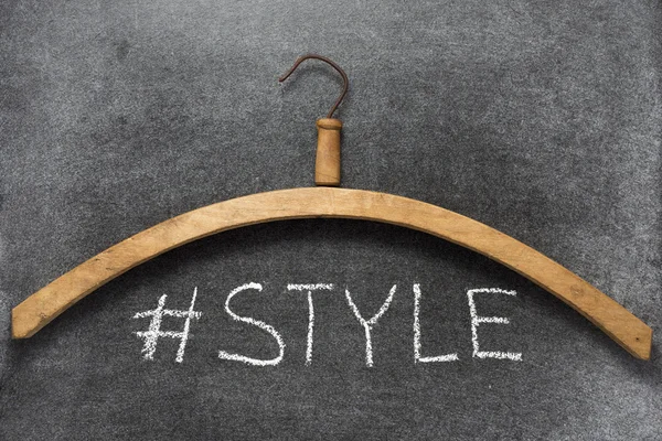 Style concept hanger — Stock Photo, Image