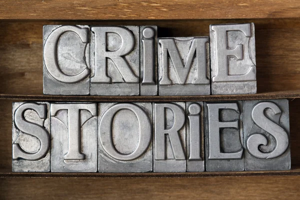 Bandeja histórias de crime — Fotografia de Stock