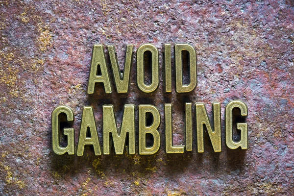 Undgå gambling rust - Stock-foto