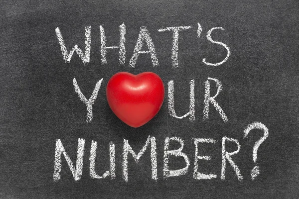 ¿Cuál es tu número? — Foto de Stock