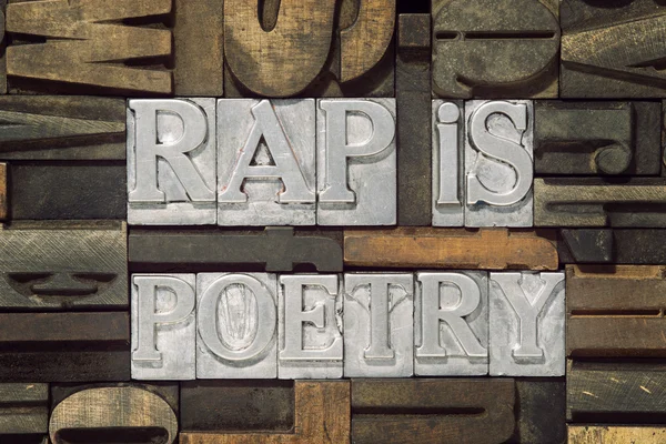 Rap es poesía — Foto de Stock