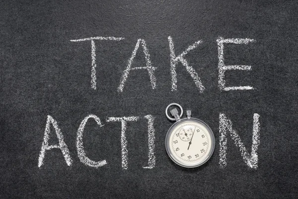 Take action chb — Stock Photo, Image