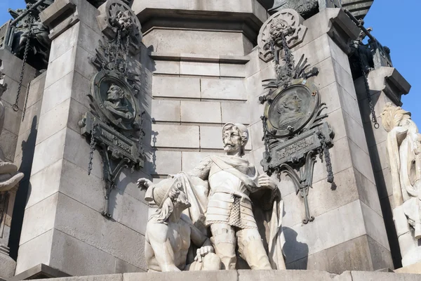 巴塞罗那哥伦布纪念碑 fr — 图库照片