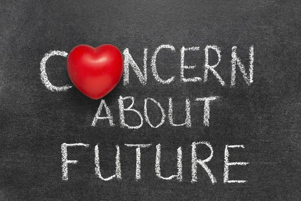 Concern about future — Stock Photo, Image