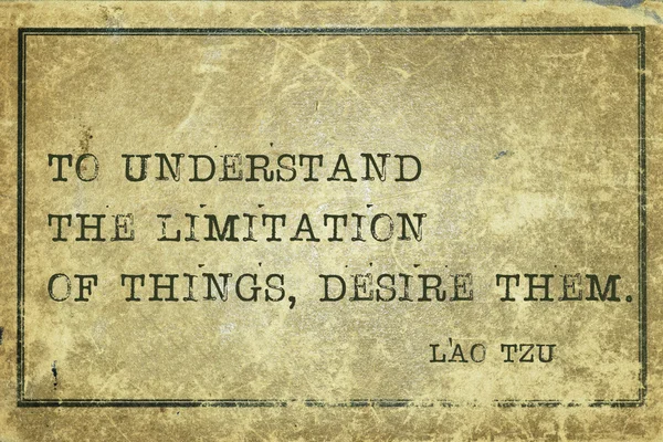 Limitación Lao Tzu — Foto de Stock