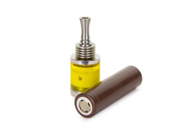 Vaping parçalar. İzole.