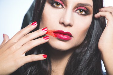 Vampir. Helloween portre.