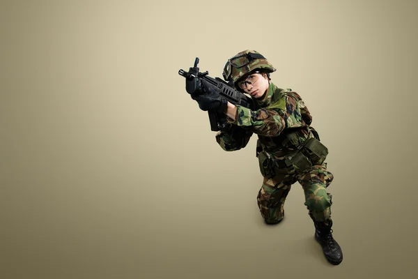 Nato-Soldat. — Stockfoto