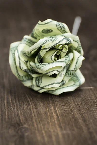 Flower of banknotes — Stock Photo, Image