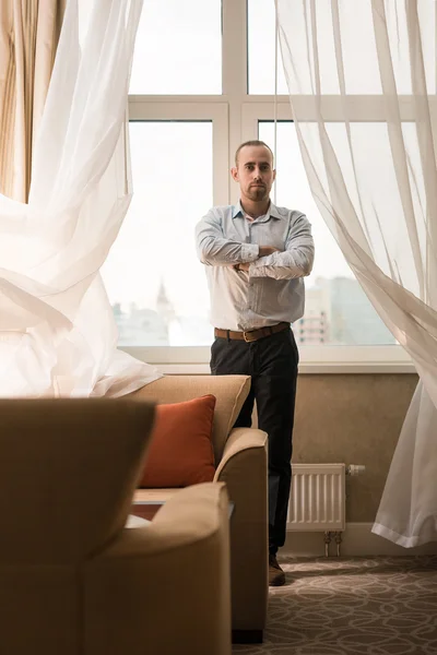 Hermoso retrato de hombre — Foto de Stock