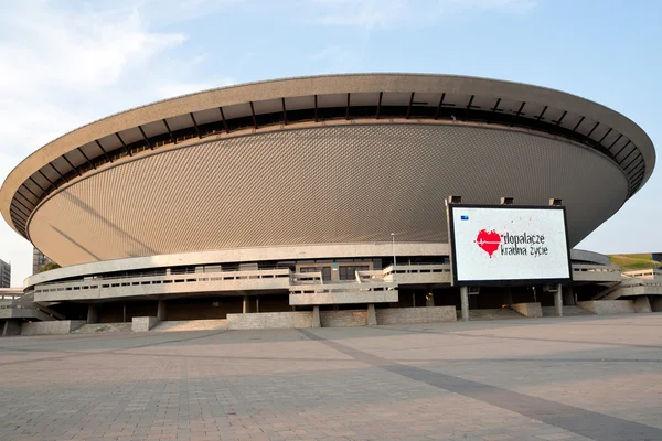 Spodek spor salonu nda Katowice, Polonya — Stok fotoğraf