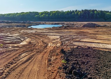Vitebsk Hidroelektrik Santrali inşaatı.