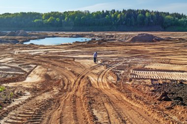 Vitebsk Hidroelektrik Santrali inşaatı.