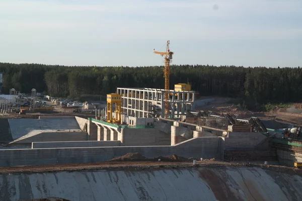 Vitebsk Hidroelektrik Santrali inşaatı.