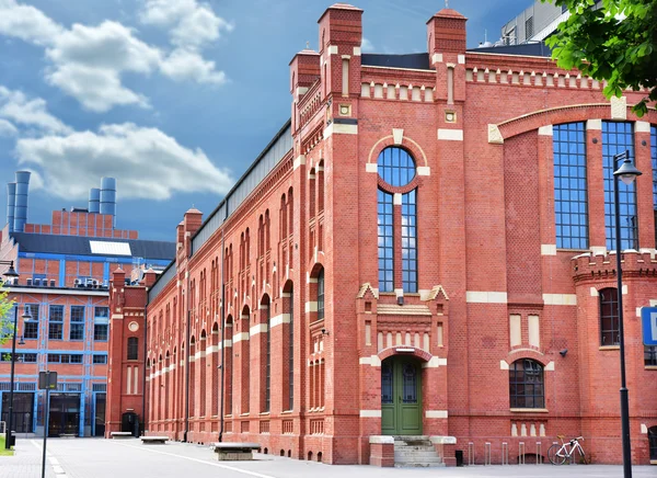 Old buildings of CHP in Lodz after revitalization — Stock Photo, Image