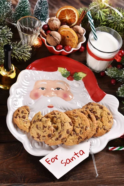 Mug Milk Bottle Milk And Cookies For Santa Plate Set Personalized