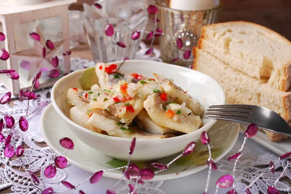 Herring salad for christmas — Stock Photo, Image