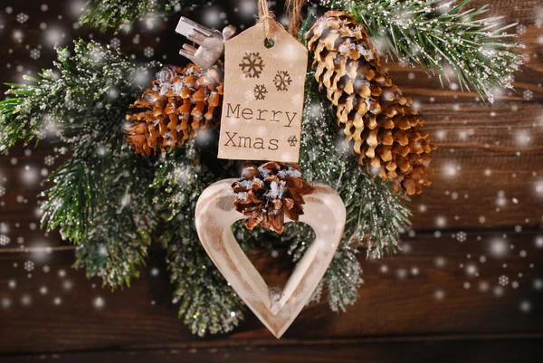 Frohe Weihnachten Grußkarte — Stockfoto