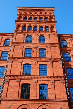 old factory building in Manufactura rebuilt as a hotel in Lodz
