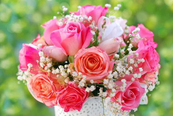 Bouquet de roses romantique pour mariage — Photo