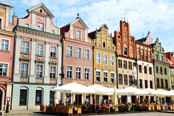 Oude stad in poznan — Stockfoto